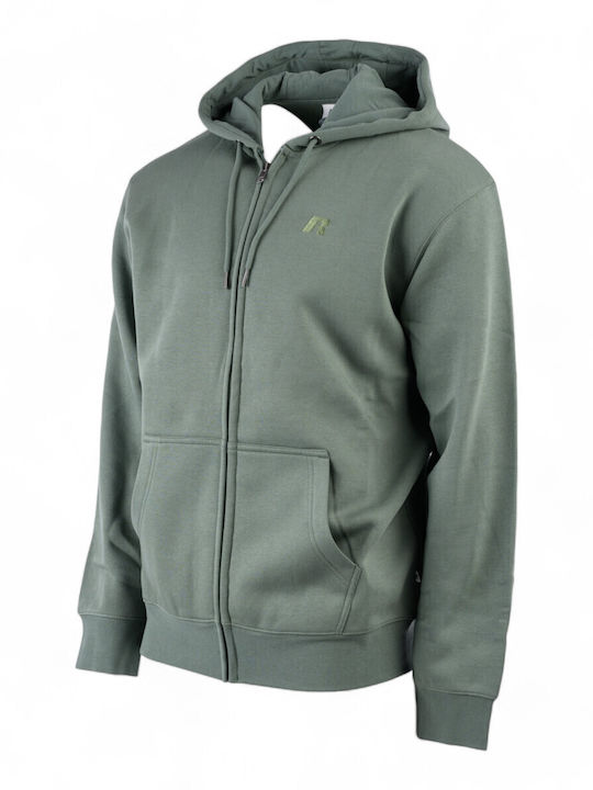 Through Hoody Sweatshirt Khaki