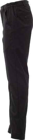 Payper Executive Chef Black Pants with Elastic Waist