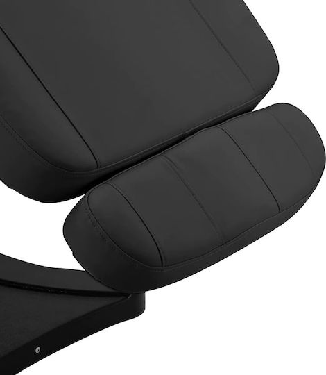 Activeshop Καρέκλα Αισθητικής Μαύρη με Ρυθμιζόμενο Ύψος και Ηλεκτρική Ανύψωση Sillon Classic