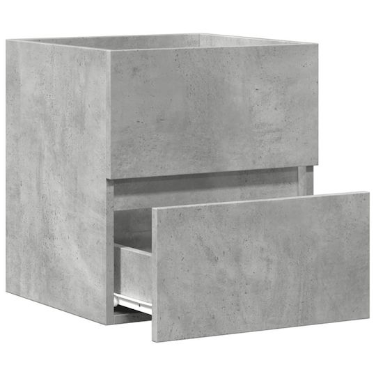 vidaXL Waschtisch ohne Waschbecken L41xB38.5xH45cm Gray