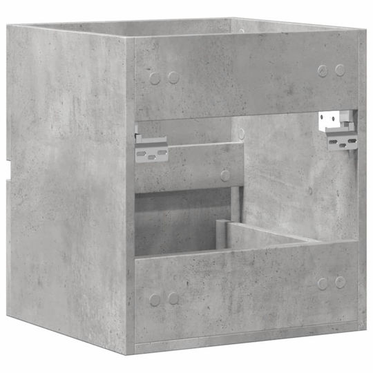 vidaXL Waschtisch ohne Waschbecken L41xB38.5xH45cm Gray