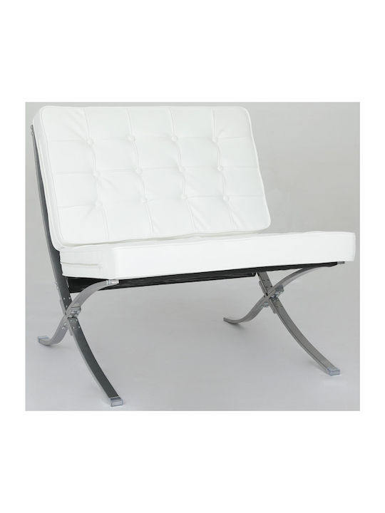 Casablanca din Piele Ecologică Leuko 75x78x78cm