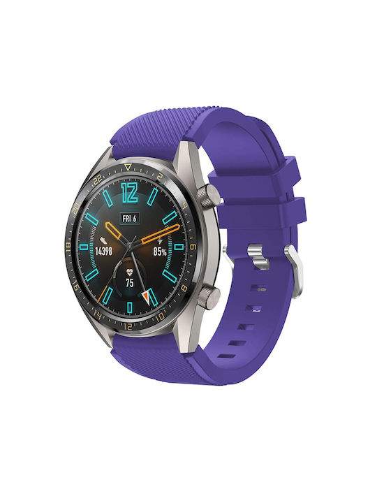 Beste Zubehör Silikonarmband Lila Huawei Watch 5 5 Pro 46mm Watch 4 4 Pro 46mm Watch 3