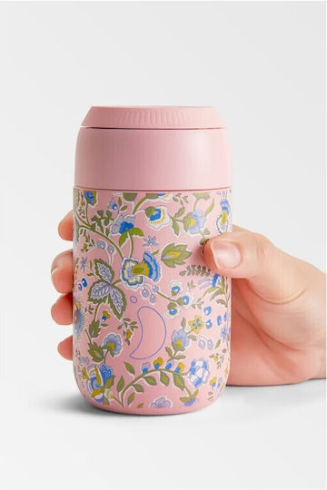 Chilly's Cup Series 2 Liberty Glass Thermos Stainless Steel BPA Free 340ml Pink