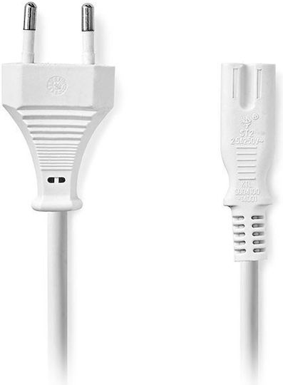 Nedis Euro - IEC 320 Cable 2m White (CEGL11040WT20)