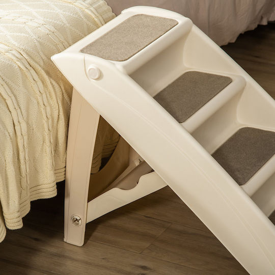 Pawhut Ramp Car for Dog Beige