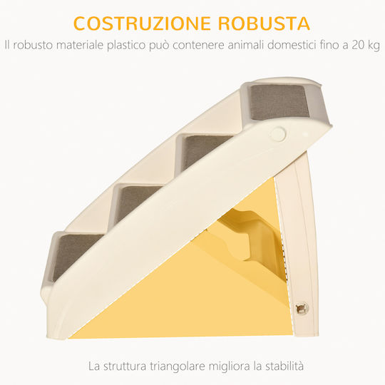 Pawhut Ramp Car for Dog Beige