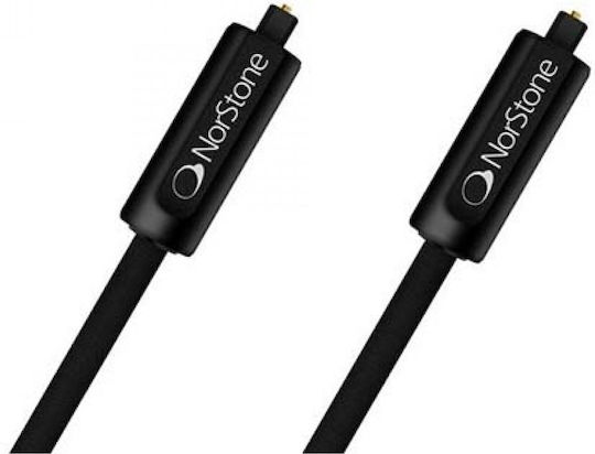 NorStone Arran Optical Audio Cable TOS male - TOS male Μαύρο 0.75m (APA2019-02081)