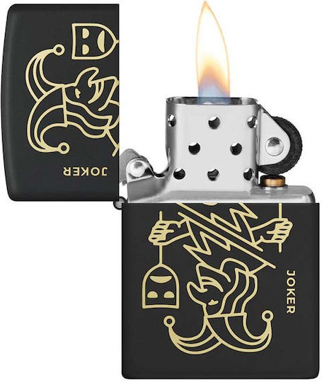 Zippo Winddichter Feuerzeug Flamme in Bronze Farbe