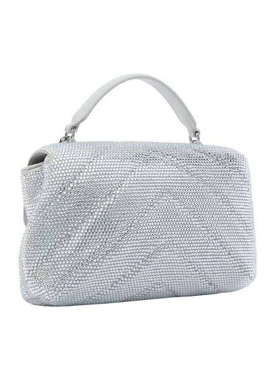 Pinko Leather Women's Bag Shoulder Silver