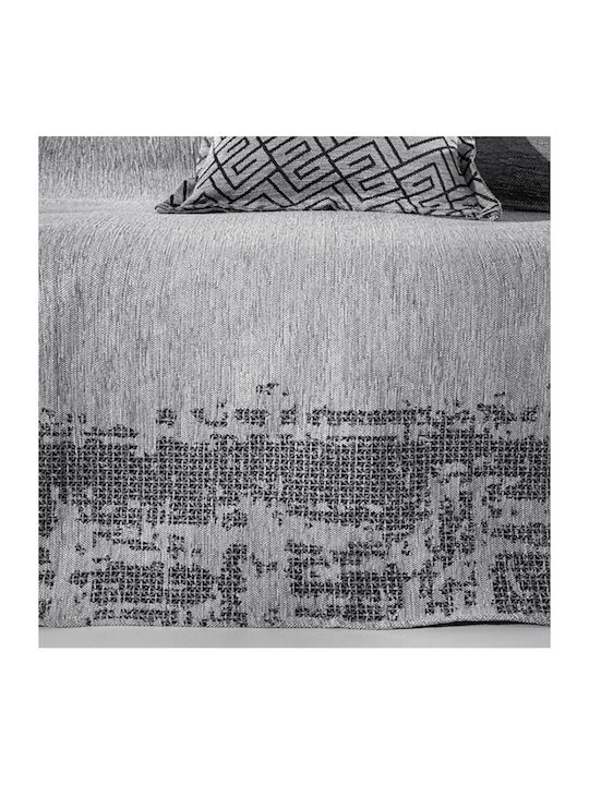 Guy Laroche Perth Sesselüberwurf Chenille 180x150cm Silber
