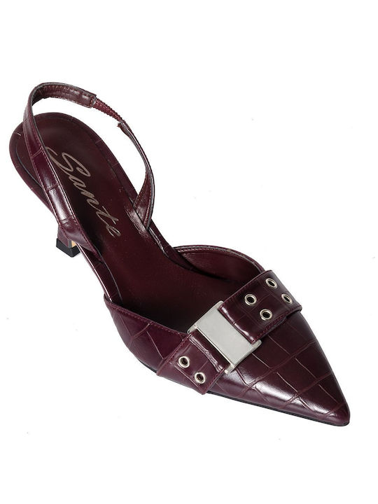 Sante Burgundy Heels