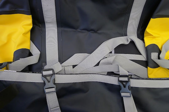 JR Gear Στεγανός Σάκος 65lt Μαύρος