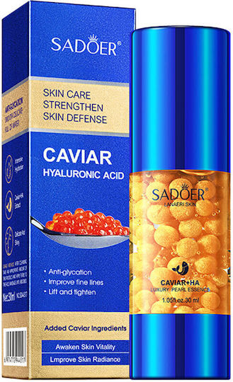 Sadoer Ενυδατικό & Αντιγηραντικό Serum Προσώπου με Χαβιάρι & Υαλουρονικό Οξύ 30ml