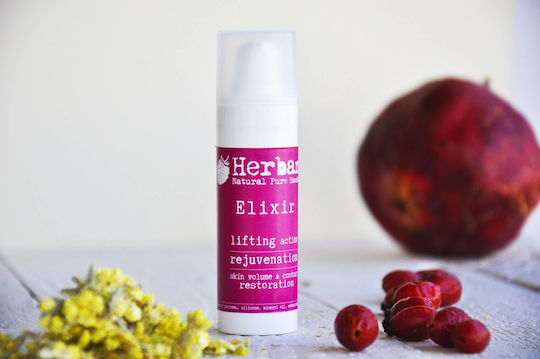 Herbana Serum Hidratare & Anti-îmbătrânire Pentru Față cu Acid Hialuronic & Colagen pentru Tonifiere & Revitalizare 50ml