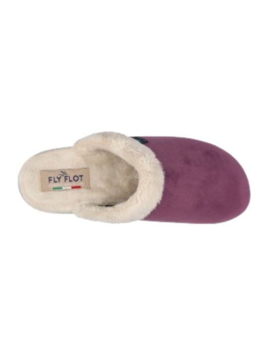 Fly Flot Anatomical Slippers Burgundy