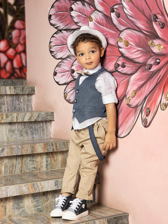 Dolce Bambini Taufanzug Weste Junge 6-tlg. 8715 Dolce Bambini Taufanzug Weste Junge 6-tlg. 8715
