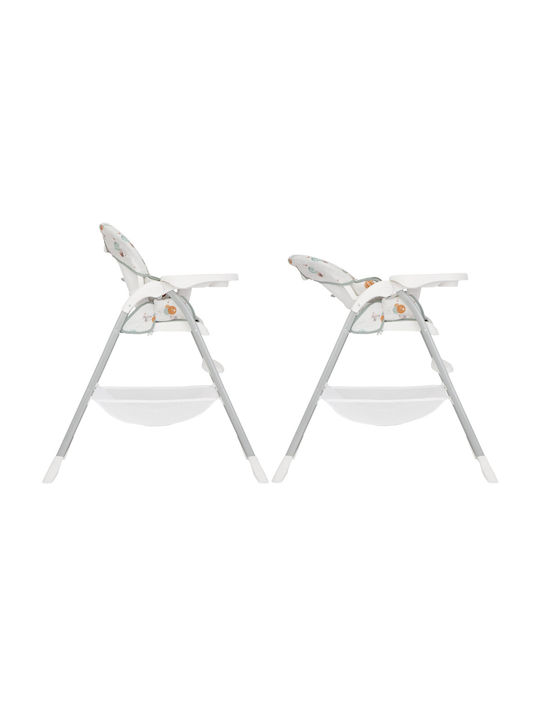 Graco SnackEase Up & Away Αναδιπλούμενο Καρεκλάκι Φαγητού Πολύχρωμο