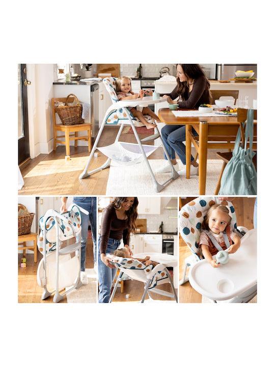Graco SnackEase Up & Away Αναδιπλούμενο Καρεκλάκι Φαγητού Πολύχρωμο