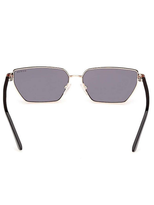 Guess Women's Sunglasses with Gold Metal Frame and Gray Lens GU00106 05A