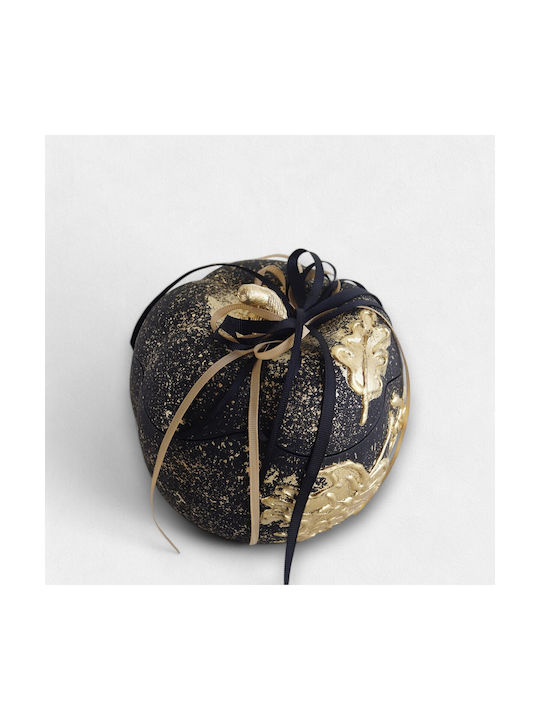 Ceramic Pumpkin Candy Dish “black Pumpkin” 15cm X 15cm Circumference Approximately 50cm