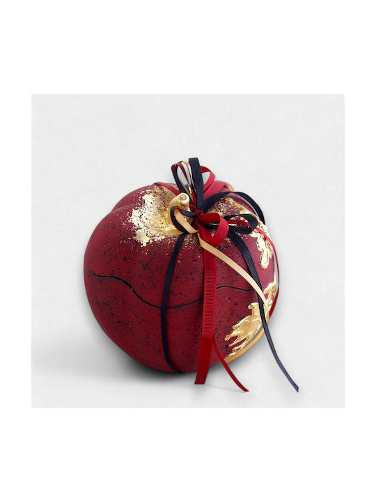 Ceramic Pumpkin Candy Dish “red Pumpkin” 15cm X 15cm Circumference 50cm Approximately