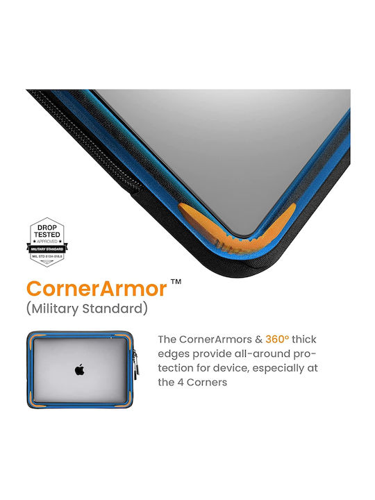 tomtoc A13 Recycled Case for 14" Laptop Black