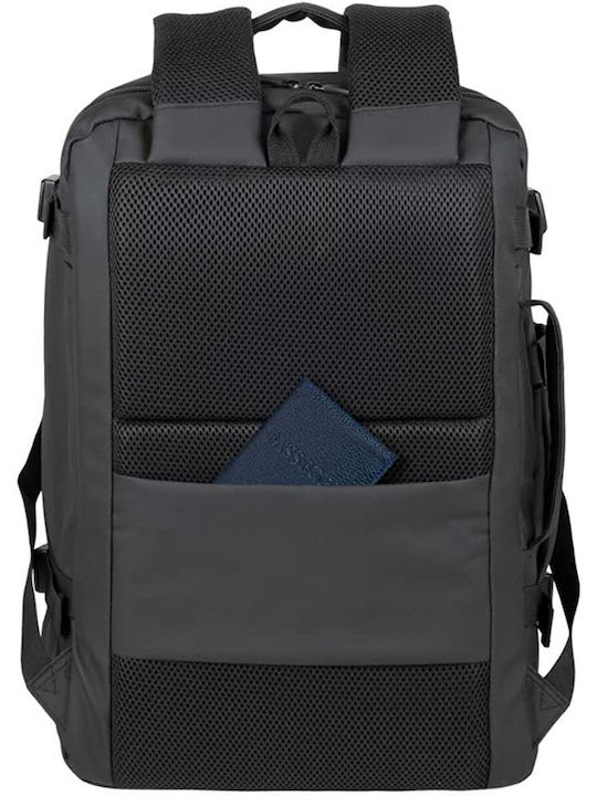 Rivacase Tegel Eco 8465 Αδιάβροχη Τσάντα Πλάτης για Laptop 17.3" σε Μαύρο χρώμα
