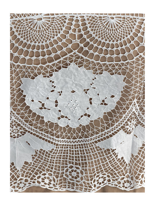 Palamaiki Camil Knitted Blanket Double Size 240x275cm White
