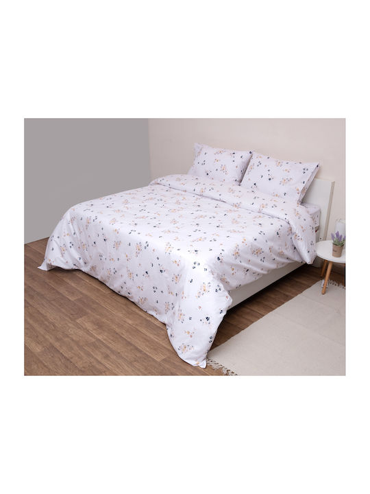 Viopros Duvet Set Semi-double 180x240cm White 2pcs