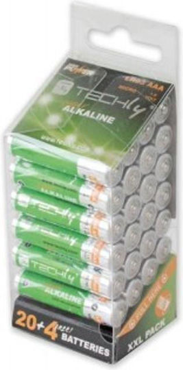 Techly Алкални Батерии AAA 1.5V 24бр IBT-KAL-LR03-B24T