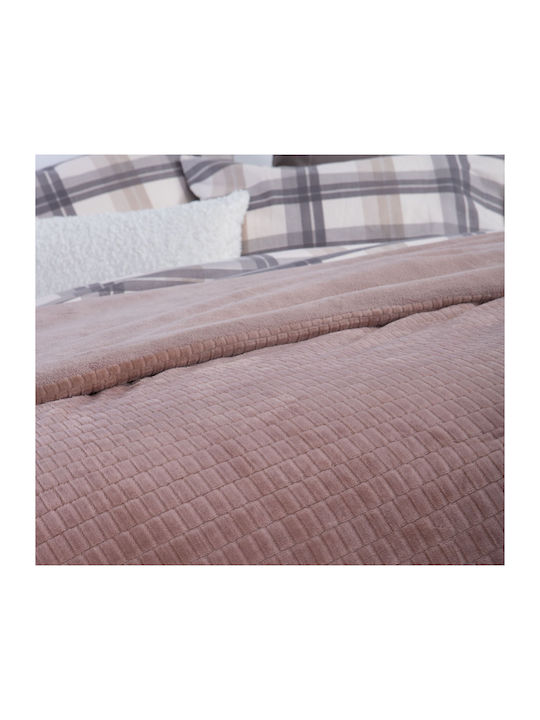 Nef-Nef Homeware Duvet Cover Queen 220x240cm Ezra Pink 240 GSMGsm