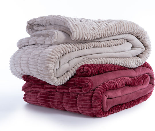 Nef-Nef Homeware Duvet Cover Queen 220x240cm Compose Red 180 GSMGsm