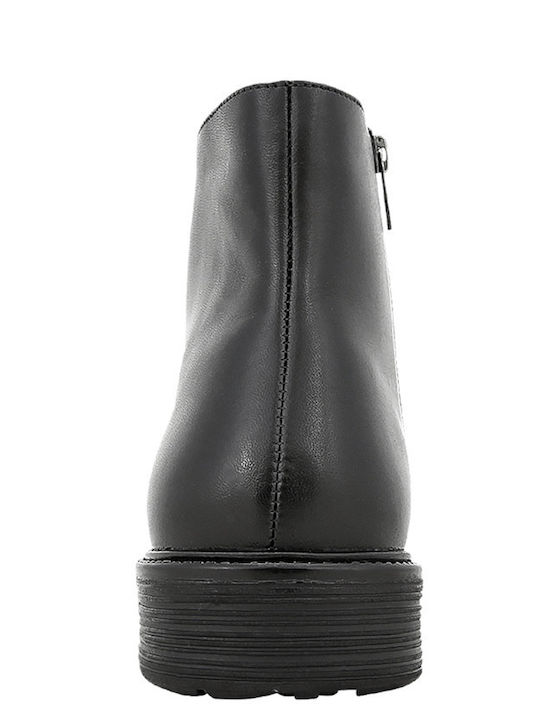 Leather Black Men's Boots