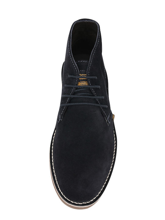 Suede Albastru marin Ghete barbati