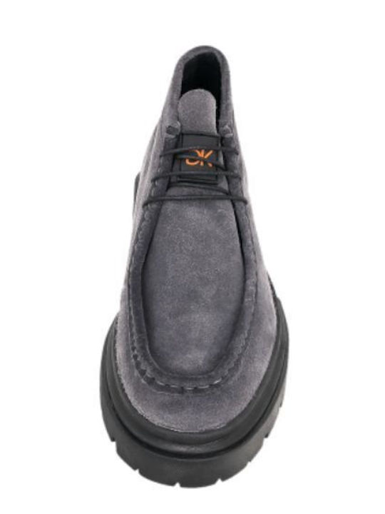 Lescar Wildleder Gray Herrenstiefel
