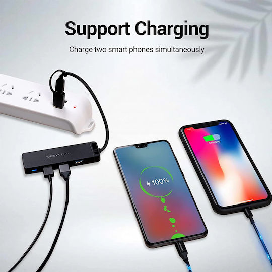Vention Hub 4 Θυρών USB 3.0 με σύνδεση USB-C