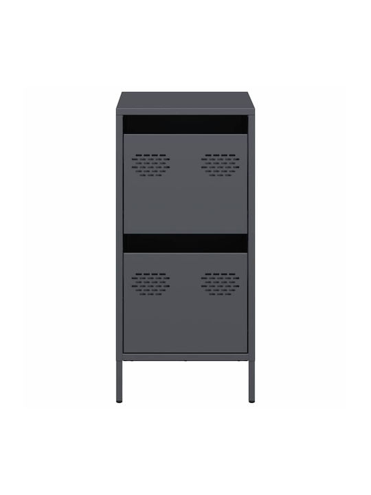 Office Storage Drawer Metal Anthracite 35x39x73.5cm