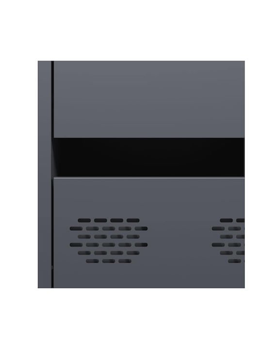 Office Storage Drawer Metal Anthracite 35x39x73.5cm