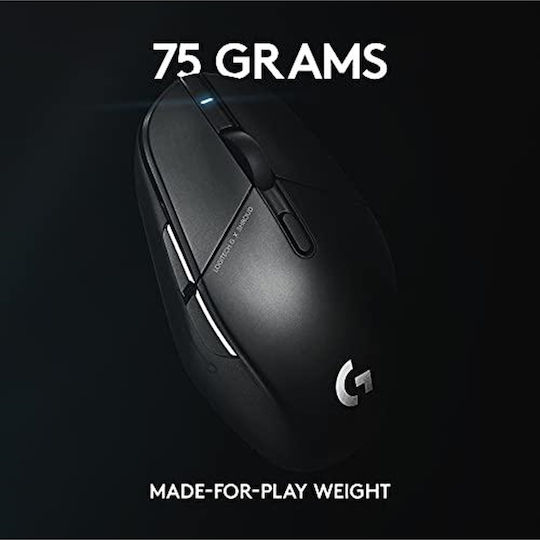 Logitech G303 Shroud Ασύρματο Gaming Ποντίκι 25000 DPI Μαύρο