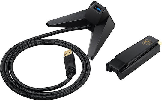 MSI GUAXE54 USB Network Adapter with Wireless Wi-Fi Connection