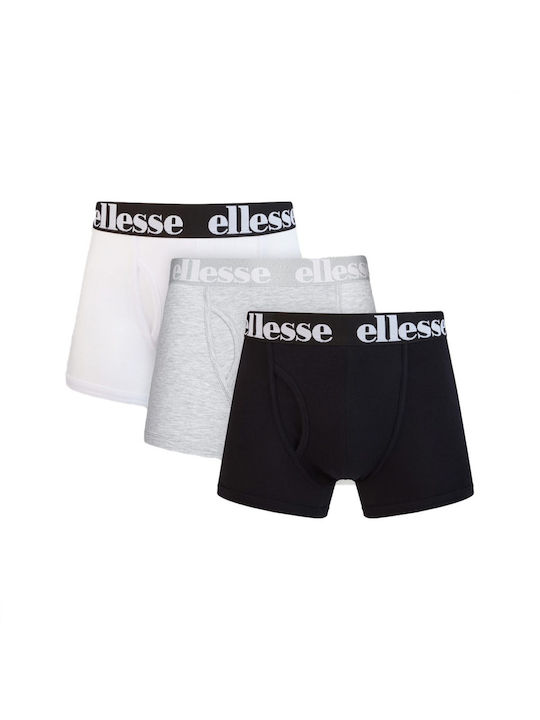 Ellesse Men's Boxers 3Pack Black/grey/white