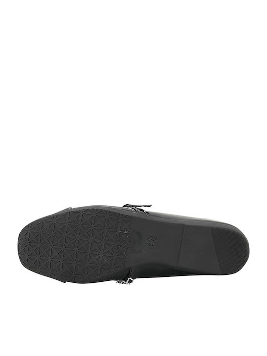 Leather Ballerinas Redbrin Black