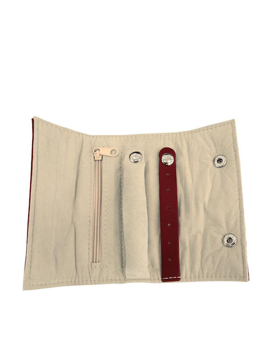 Davidts Metallisches Schmuckkästchen mit Schublade & Spiegel Rotes 22x12,5x16cm