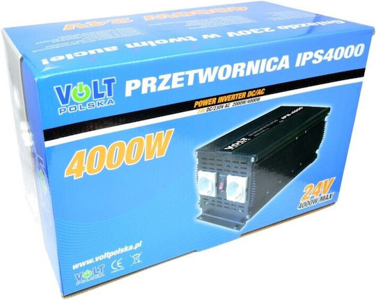 Конвертор на напрежение Polska Ips-4000 24v 230v 2000/4000w