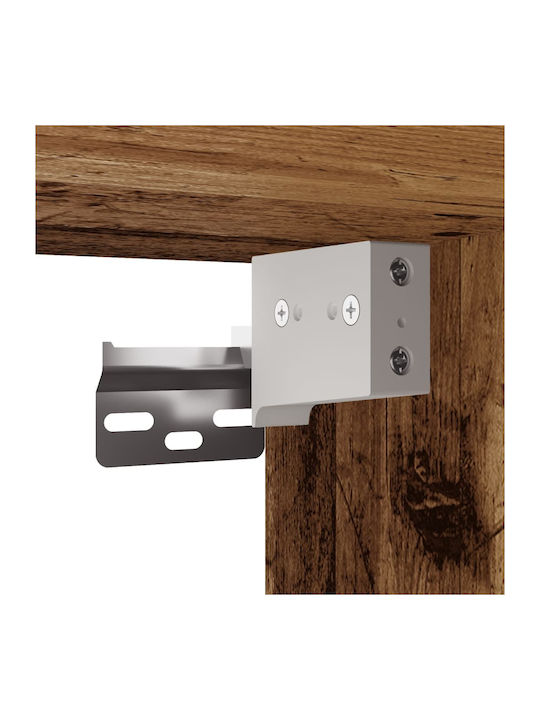 Wand Wohnzimmer Nische aus Spanplatte Braune 69.5x34x90cm
