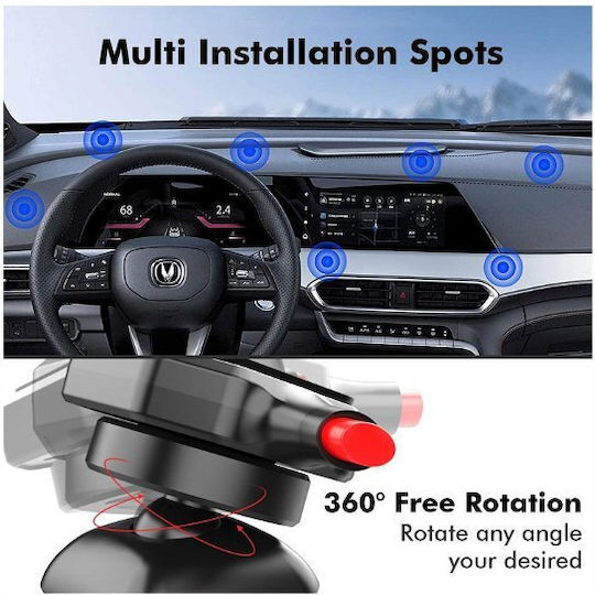 Swissten Easy Lock Holder Mobile Phone Car Home Office 4" 6.8"
