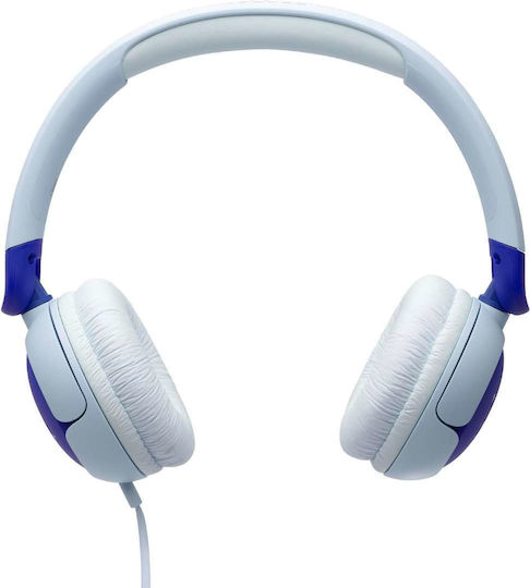 JBL Junior 320 Wired On Ear Headphones with Radio Blue