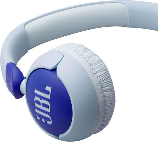 JBL Junior 320 Wired On Ear Headphones with Radio Blue