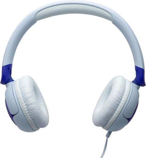 JBL Junior 320 Wired On Ear Headphones with Radio Blue